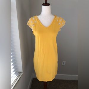 Tommy Hilfiger summer dress with eyelet embroidery sleeves